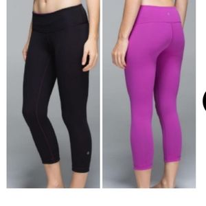 Lululemon Wunder Under Crop Leggings